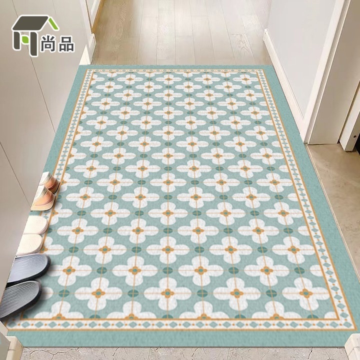 Thảm Trải Sàn Vòng Lụa pvc Chống Bụi Bẩn Chống Trượt Có Thể Cắt Cát Cho Xe Hơi