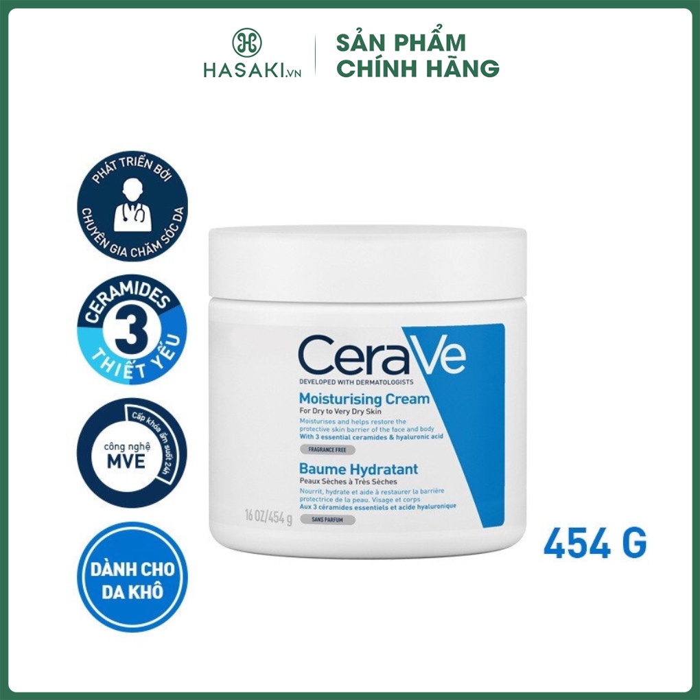 Kem Dưỡng Cerave Cho Da Khô Đến Rất Khô