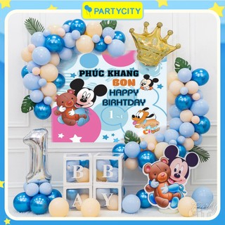 Set trang trí sinh nhật cho bé tuổi chuột - TRANG TRÍ SINH NHẬT Partycityvn HR009