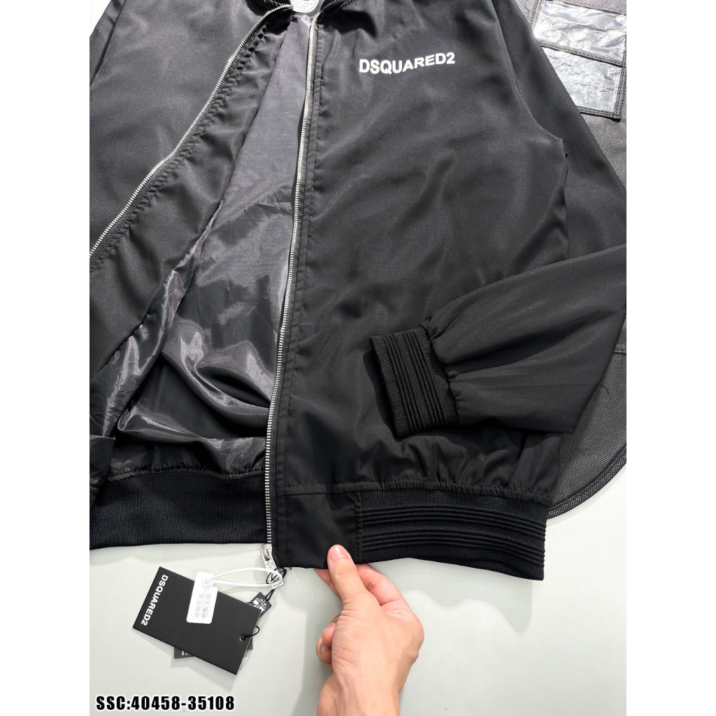 Áo Khoác Gió Nam DSQ In Chữ. Áo Khoác Nam DSQ Hàng Cao Cấp Thời Hotrend 2023