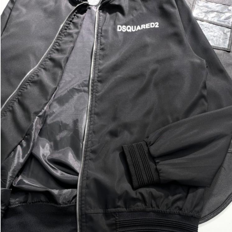 Áo Khoác Gió Nam DSQ In Chữ. Áo Khoác Nam DSQ Hàng Cao Cấp Thời Hotrend 2023