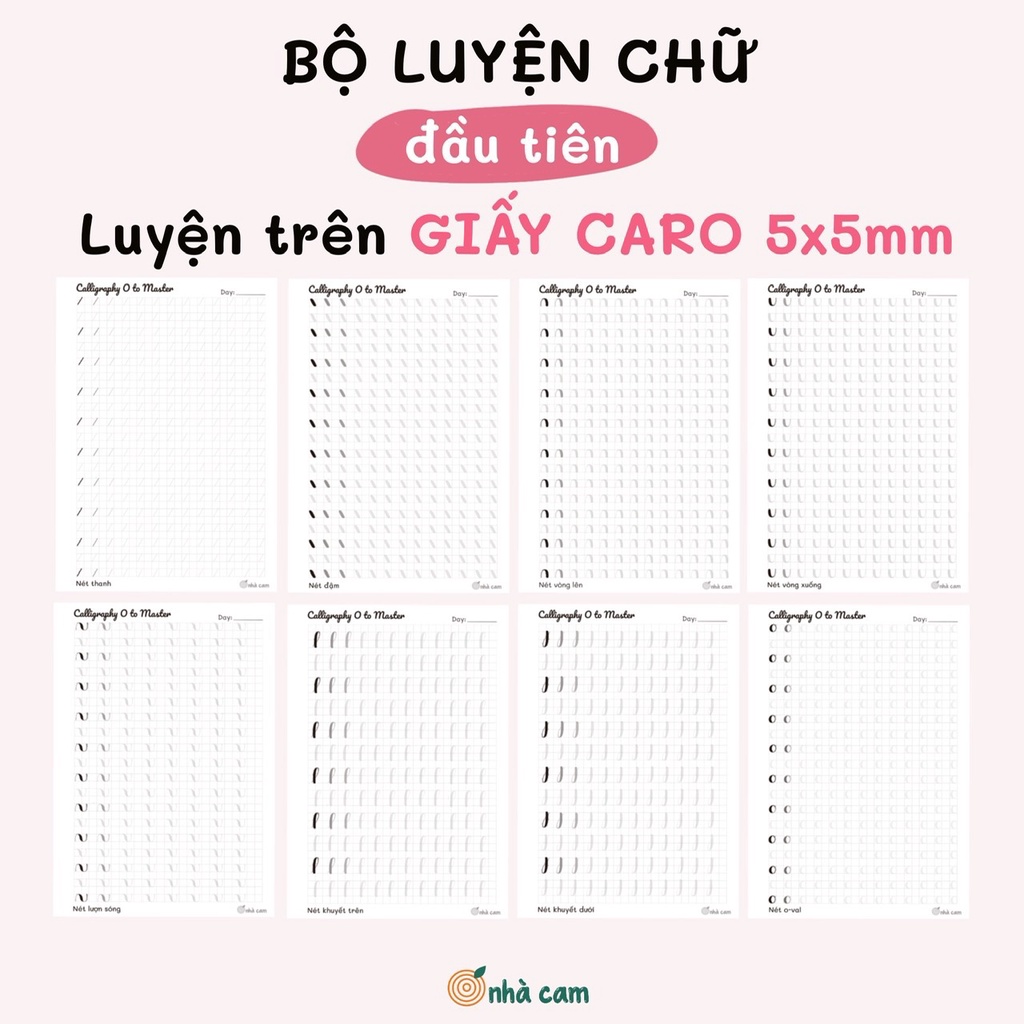 Giấy Viết Chữ Calligraphy Thư Pháp Hiện Đại Nhà Cam