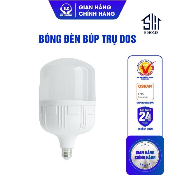 [CHÍNH HÃNG TLC] Bóng Đèn LED Bulb Trụ DOS TLC LIGHTING