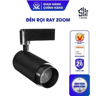 Đèn rọi ray zoom tlc lighting thân đen