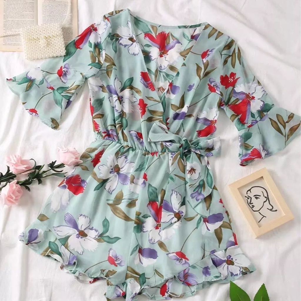 Pass Set Bộ Jumpsuit nữ liền quần, yếm jean, chân váy áo kiểu