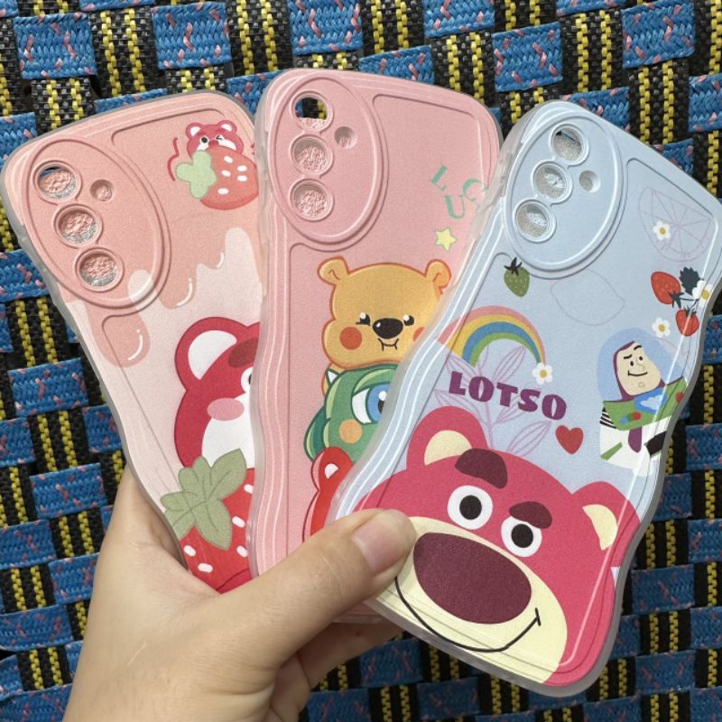 Case ốp lưng Samsung A24 A34 A54 dẻo nhiều hình siêu dễ thương viền lượn sóng bảo vệ camera