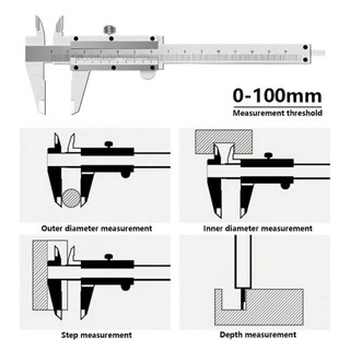Thước Kẹp Cơ 150mm (Hợp Kim Thép)
