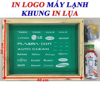Khung In Logo Máy Lạnh, Khung In Lụa