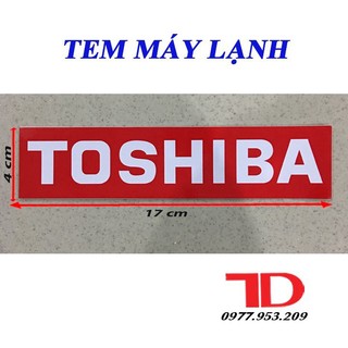 Combo 10 tem máy lạnh toshiba đỏ