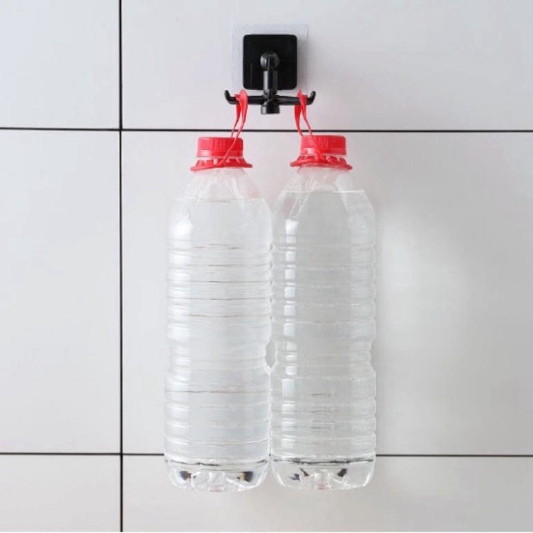 MÓC DÁN TƯỜNG 6 CHẤU XOAY 360o TREO ĐỒ NHÀ TẮM, NHÀ BẾP ĐA NĂNG. LB,TD