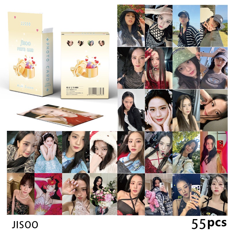 Set 50-55 Tấm Thẻ Hình Nhóm Nhạc Blackpink kpop 7th
