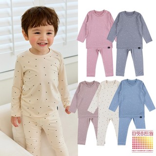 Cordi-i Bộ đồ ngủ giữ ấm cao cấp cho bé Sugar Heat Warm Pijamas (23FW)-DB006 Bộ quần áo thời trang bé trai bé gái chính hãng Cordi Hàn Quốc