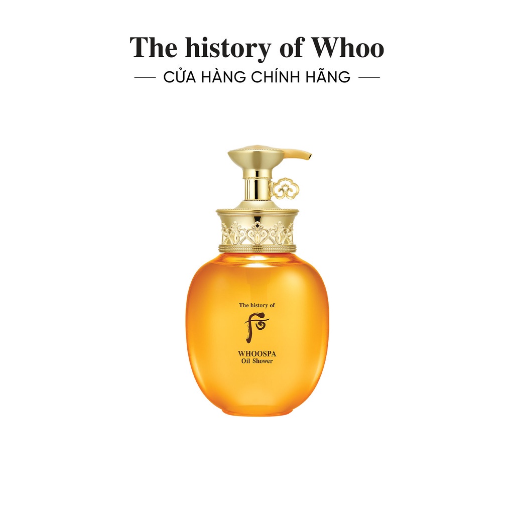 Sữa tắm thảo dược Đông y làm sạch và dưỡng ẩm tối ưu The history of Whoo WhooSpa OilShower220ml