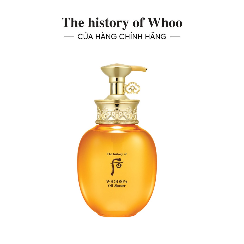 Sữa tắm thảo dược Đông y làm sạch và dưỡng ẩm tối ưu The history of Whoo WhooSpa OilShower220ml