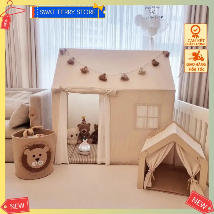 ✴️ Lều chơi trẻ em, ngôi nhà bằng vải Children Tent for Boys Girls Birthday Holiday Gifts