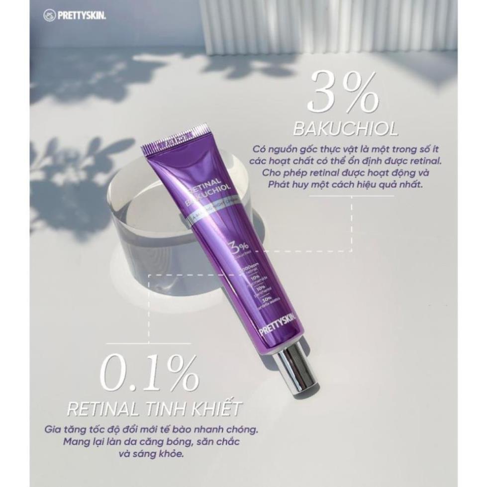 Kem dưỡng Retinal Prettyskin 30ml Hàn Quốc phiên bản mới có hóa đơn GTGT