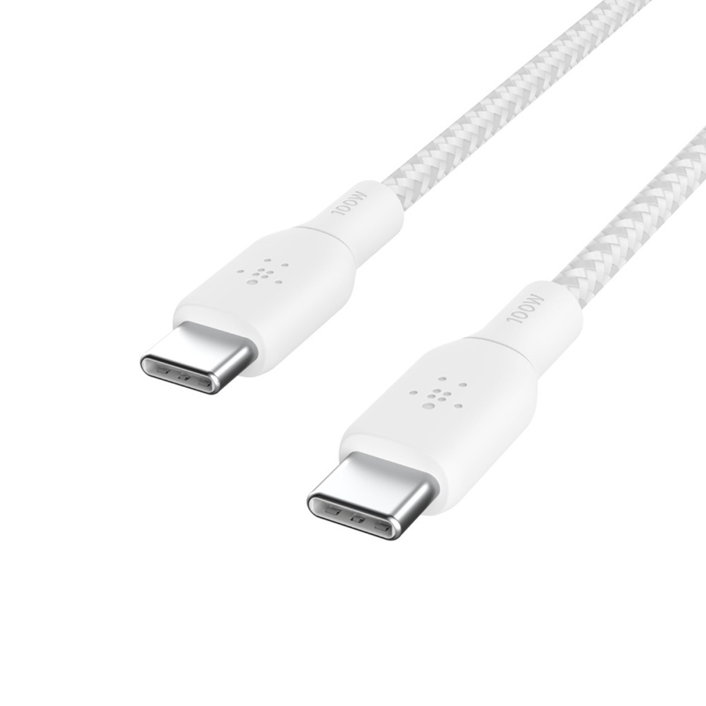 Cáp sạc nhanh USB Type C - C BOOST↑CHARGE™ Belkin 100W vỏ dù, 2M