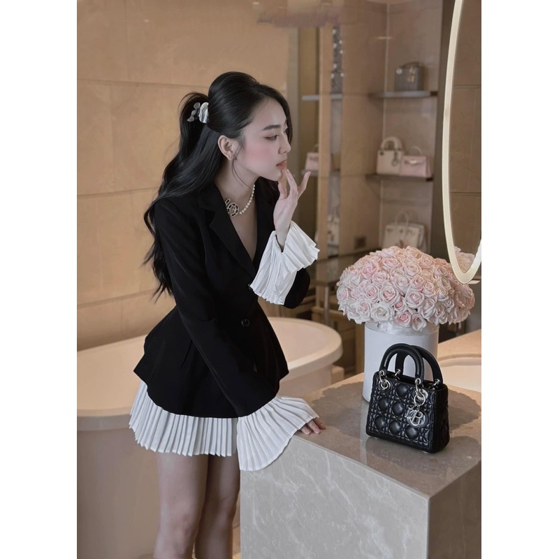 SET 2 MÓN VEST PHỐI DẬP LI + QUẦN ĐÙI