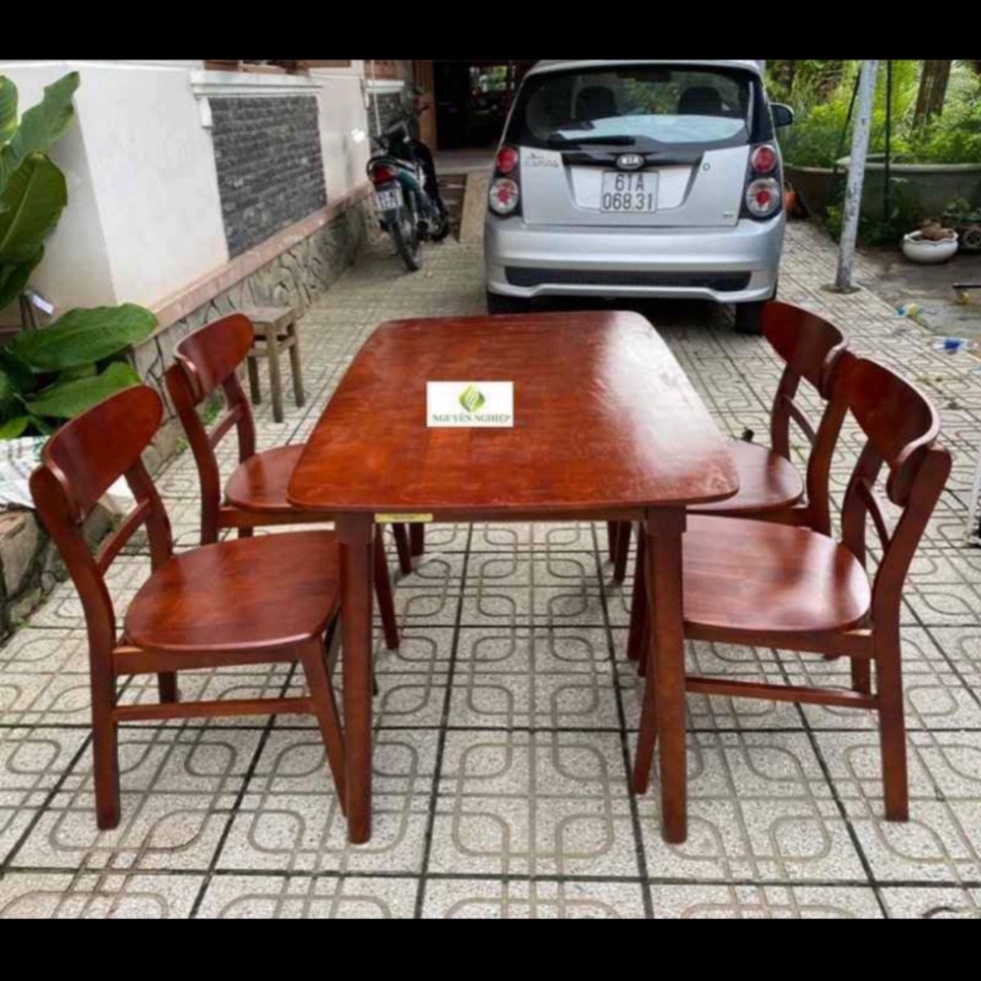 BÀN ĂN MANGO GỖ - BÀN ĂN 6 GHẾ GỖ TỰ NHIÊN, BÀN ĂN CƠM 4 GHẾ hộ gia đình - BH 12 THÁNG - kiến tạo phía bên trong NGỌC MA