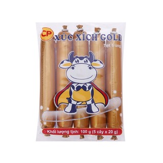 Xúc xích cp gold 5 cây 100g