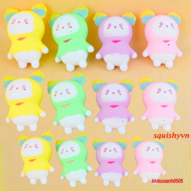 Thỏ Molang mềm dẻo⚡ HOT TREND ⚡ Squishy Mochi Cute, công cụ giải trí thư giãn xinh tươi đánh tan str