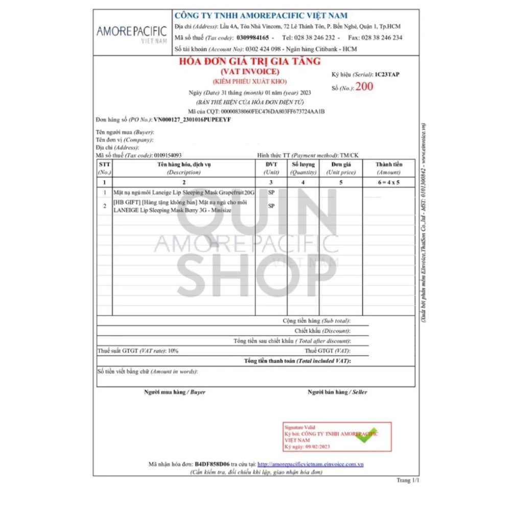 Mặt Nạ Ngủ Dưỡng Môi Laneige Lip Sleeping Mask EX 20g, night_berry TPG Beauty