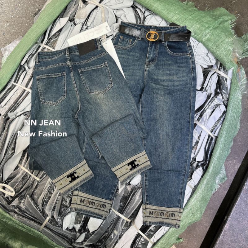 Quần jean kèm đai hot hit 💯HÀNG THIẾT KẾ TẾT 2024 💖