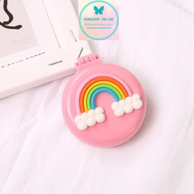 Bộ gương lược mini bỏ túi siêu cute