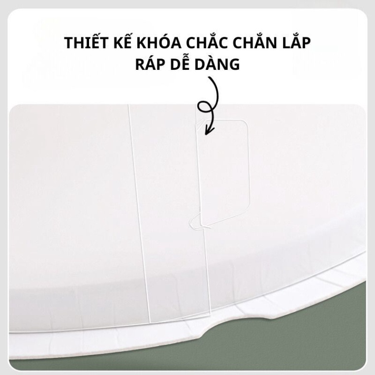 Hộp Tròn Mica Tròng Có Nắp Và Đế Đựng Bánh Kem, Bánh Gato, Quà Tặng 6-8-10 inch