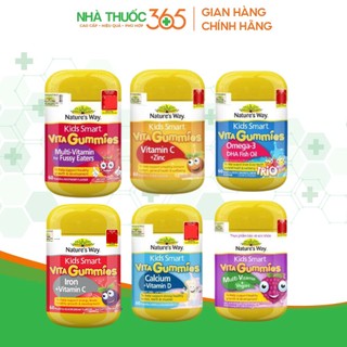 Kẹo Dẻo Vi Chất Nature’s Way Vita Gummies Bổ sung Vitamin Và Khoáng Chất Cho Bé