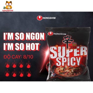 Mì nongshim siêu cay shin red super spicy 120g 신라면레드 - date 12 tháng