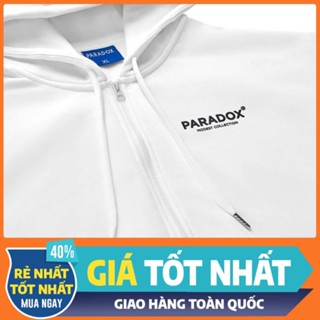 Áo Hoodie Zip Paradox Chất Nỉ Kiểu Dáng Basic - Áo Khoác Nam Nữ Dày Dặn Cao Cấp a