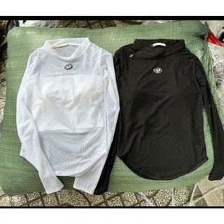 Áo Ống Zip Phối Lưới Tay Dài