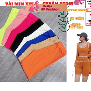 Quần ngố leggin nữ lưng thun côtton borip xịn chuẩn phom ôm body thời trang-VD20