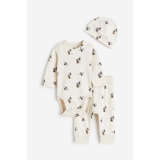 Set body cotton organic cho bé HM auth