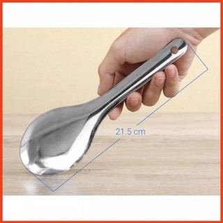 5 Muôi múc cơm canh inox dày dặn(Muôi đá mỏng)