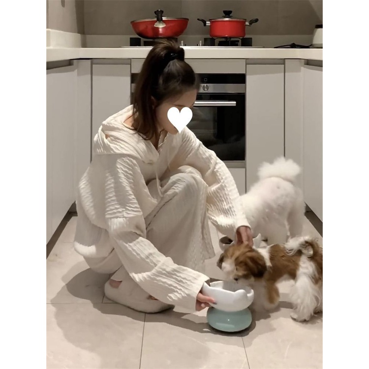 Hàng Mới Về Đầm Ngủ Dáng Suông Có Mũ Trùm Màu Trơn Phong Cách Pháp Thời Trang 2023 Đơn Giản Dành Cho Nữ