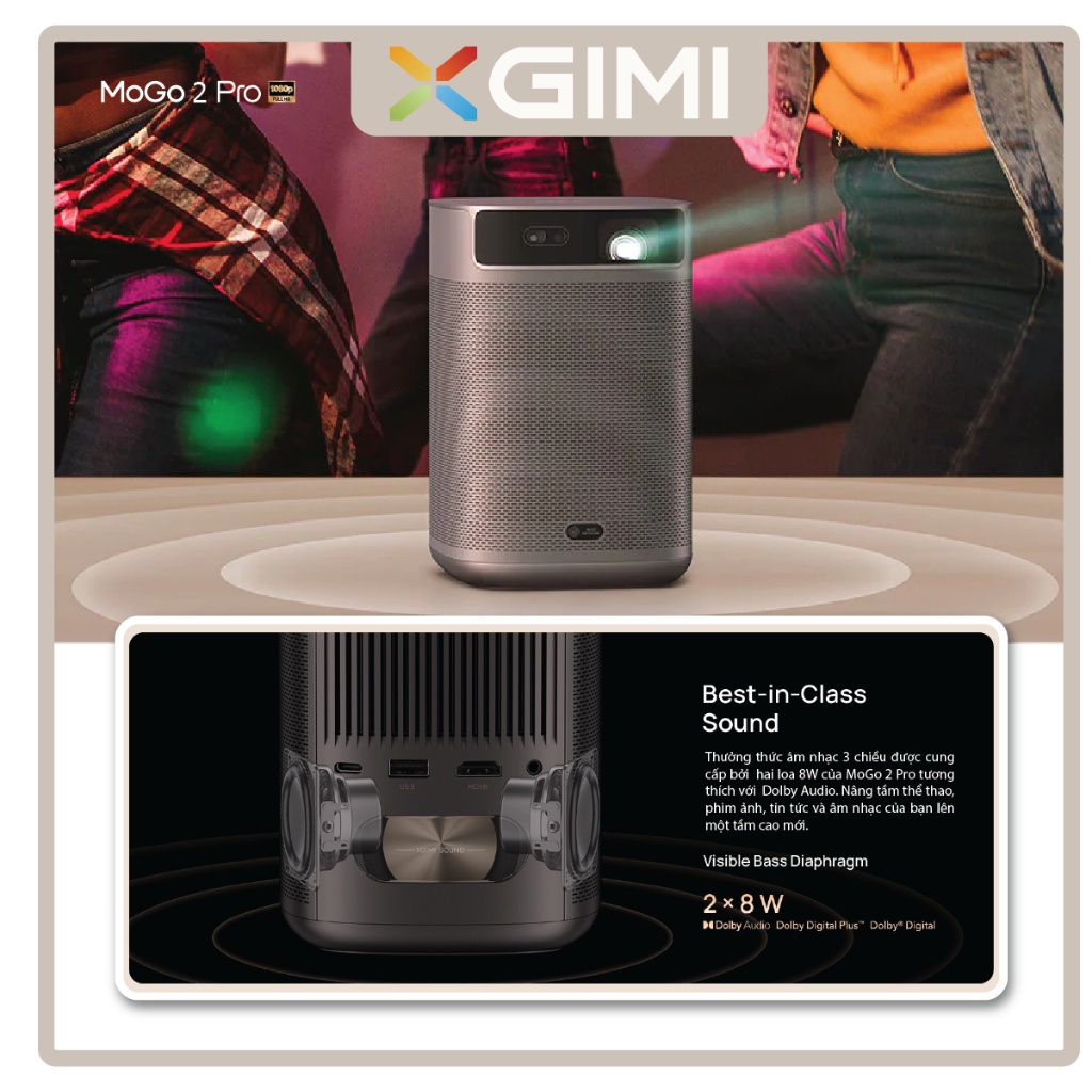 Máy Chiếu Thông Minh XGIMI Mogo 2 pro
