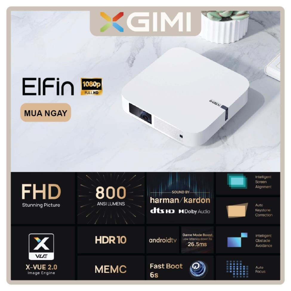 Máy chiếu thông minh XGIMI Elfin/ Z6X- Bản quốc tế
