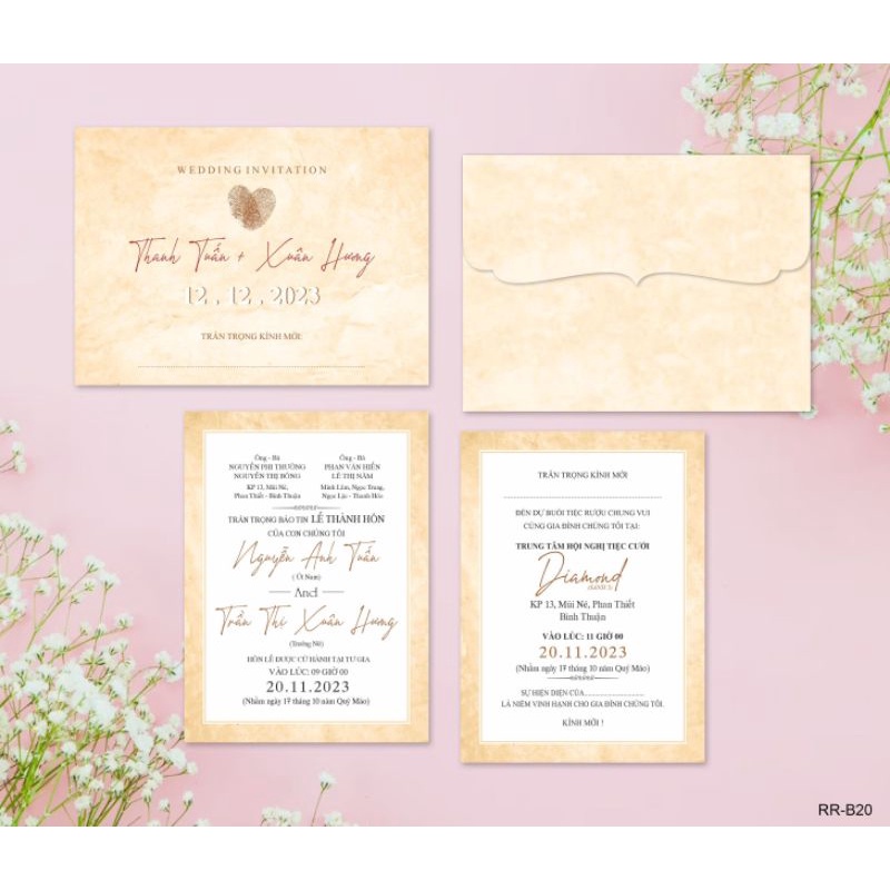 THIỆP KTS GIẤY DẦY 200G