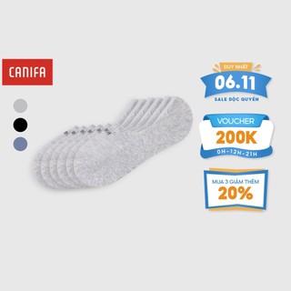 Pack 3 đôi tất nam CANIFA chất liệu cotton pha thấm hút, kháng khuẩn 8AX22A002