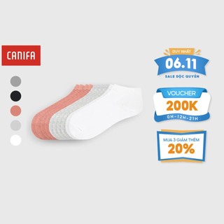 Pack 5 đôi tất nữ CANIFA kháng khuẩn, thấm hút tốt 6AX23A010