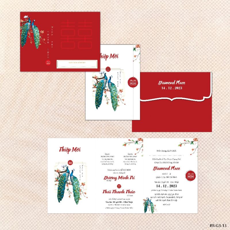 THIỆP KTS GIẤY FOR 200G