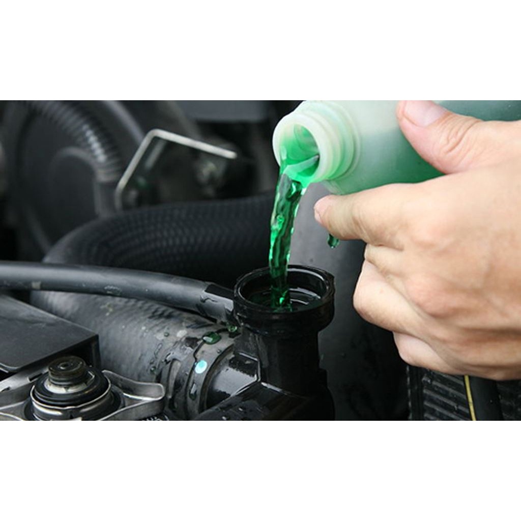 Nước làm mát đông cơ ô tô TURBO màu xanh 500ml