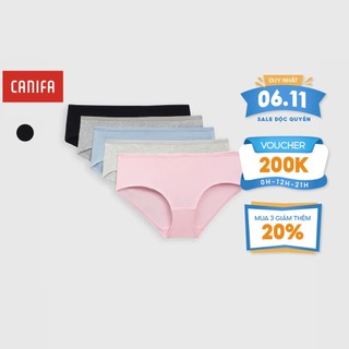 Combo quần lót nữ CANIFA chất liệu cotton co giãn khác màu ML23 6US23A001