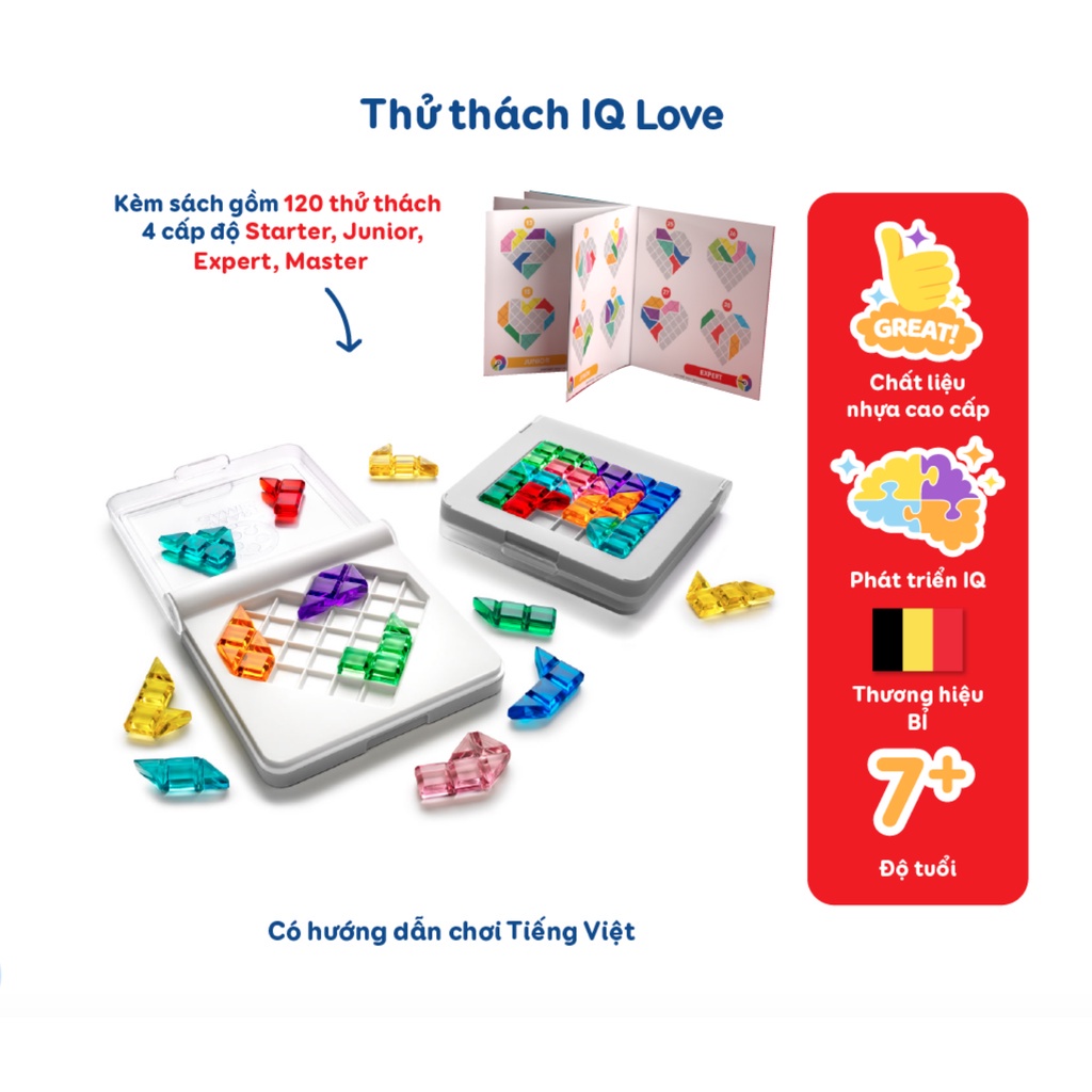 Đồ Chơi Trí Tuệ Smartgames Thử Thách IQ Pro, Đồ Chơi Sáng Tạo STEAM Clever Box