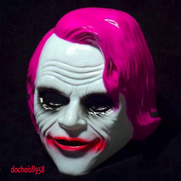 Mặt Nạ Joker Joaquin Phoenix MÀU HỒNG hòa mình halloween
