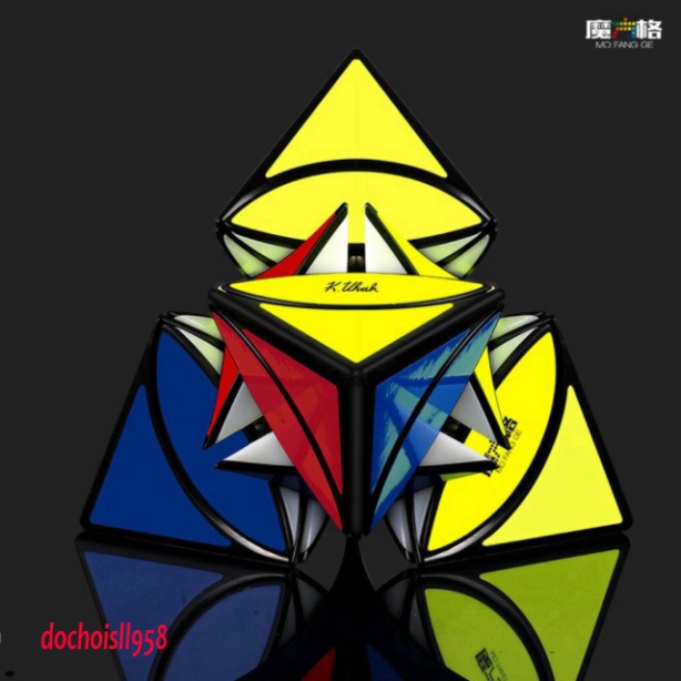 Rubik Biến Thể Tam Giác Tròn Tam Giác Qiyi YJ Petal Pyraminx Yulong Rubik Biến Thể Tam Giác Pyraminx