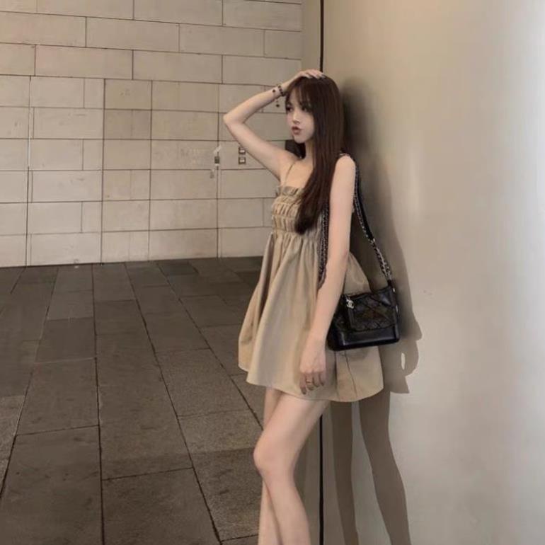 Váy 2 dây. thiết kế phong cách hàn quốc, siêu trẻ trung CN84