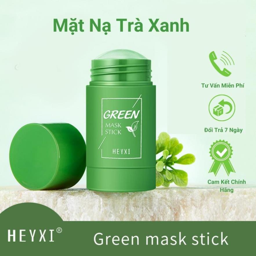 Mặt nạ trà xanh Green Tea Mask Stick Mặt nạ đất sét trắng da giảm mụn đầu đen, giảm chất nhờn dưỡng da trắng sáng